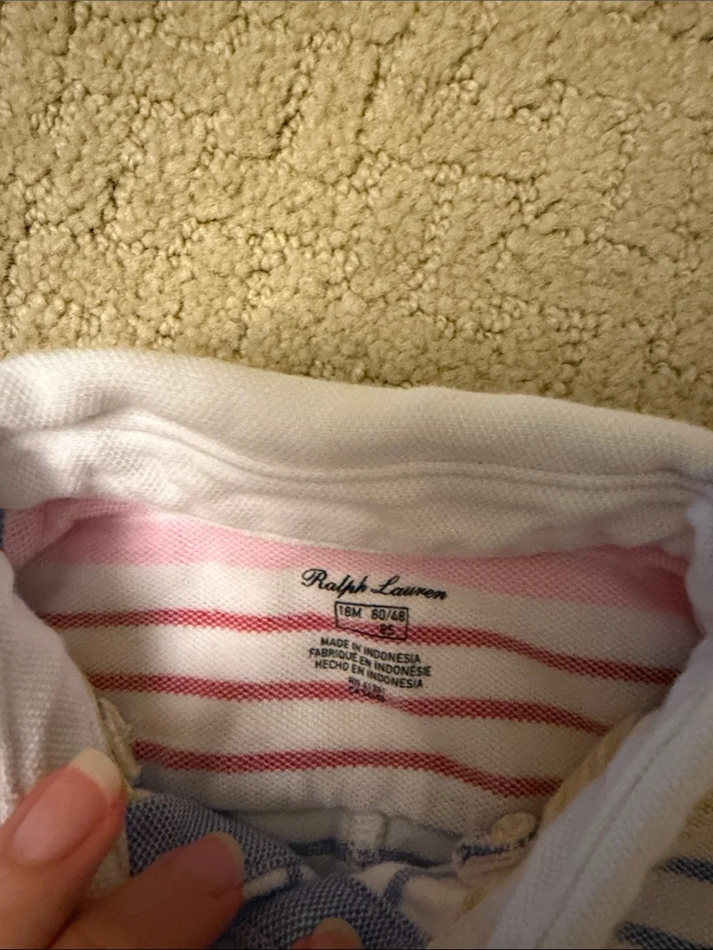 Ralph Lauren 18 months one piece and shorts